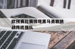 乐动体育APP下载-欧预赛比赛惊现黑马勇敢挑战传统强队