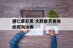 乐动在线平台-拜仁慕尼黑-大胜都灵晋级欧冠淘汰赛
